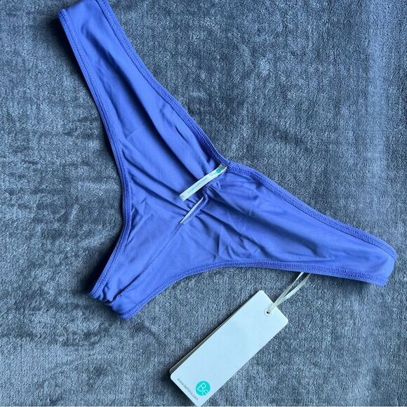 NEW Revolve Bettinis Bikini Set Swimwear Smocked Bikini Top XS Bottom M Swimsuit - Picture 12 of 16